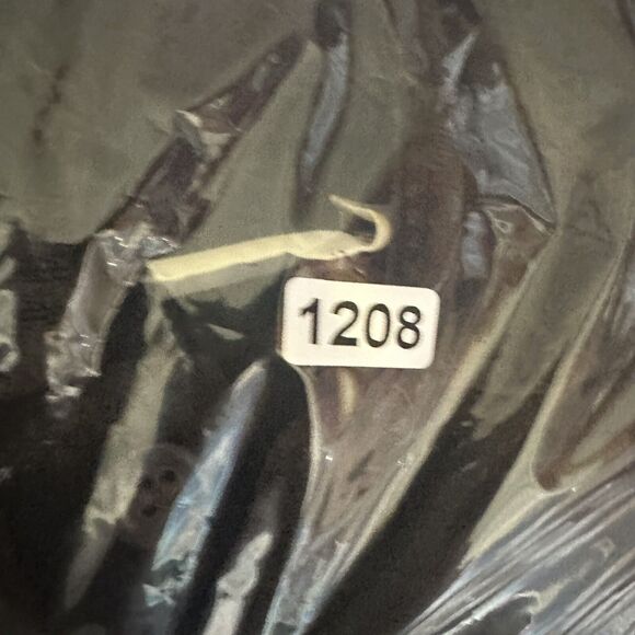 Vintage 70s Velour Shirt Men Large Brown Collared Stripe Velation by Harper - Picture 11 of 11